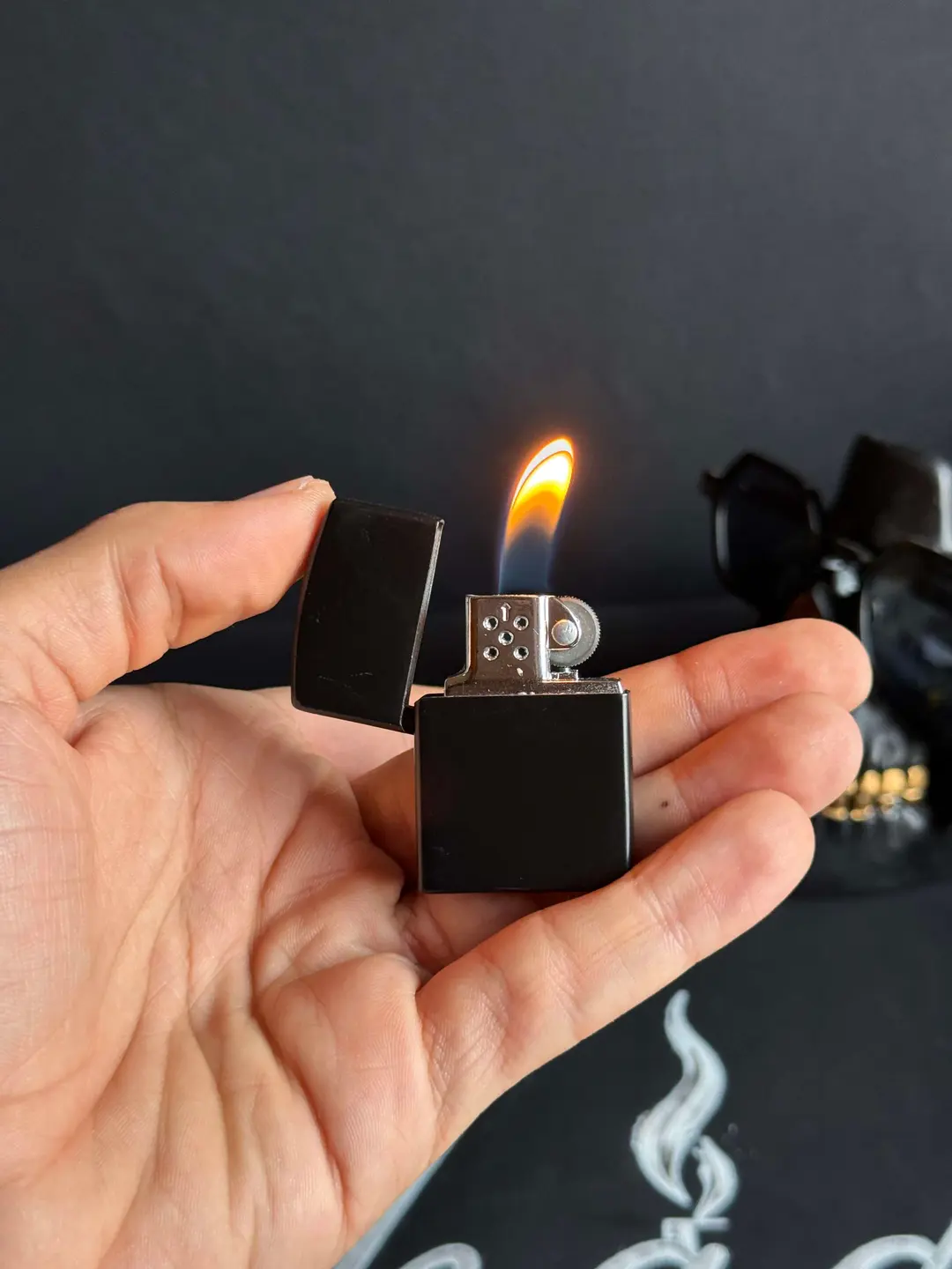 Black mini lighter